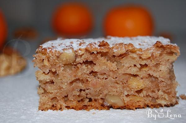 Vegan Apple, Walnut and Cinnamon Traybake