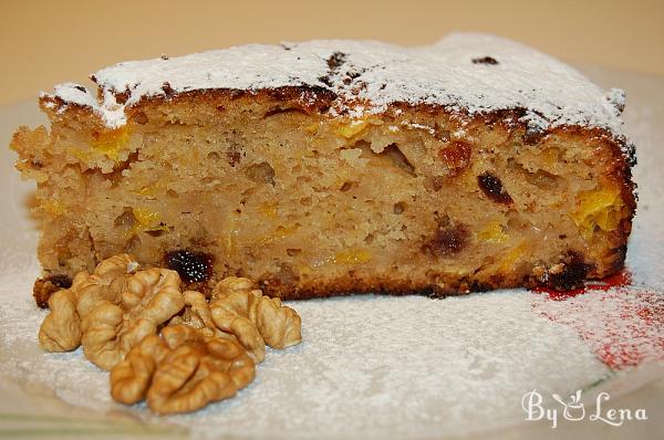 Easy Vegan Orange and Nut Cake - Step 6