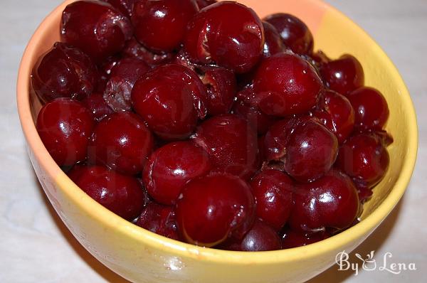 Cherry Sheet Cake - Step 1