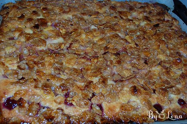 Crispy Cherry Sheet Cake - Step 9