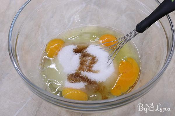 Easy Cherry and Cottage Cheese Sponge Cake - Step 1