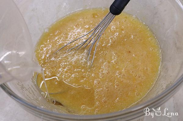 Easy Cherry and Cottage Cheese Sponge Cake - Step 2