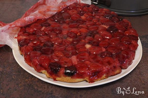 Easy Cherry Upside-Down Cake - Step 12