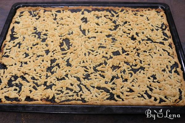 Easy Jam Shortbread Bars - Step 9