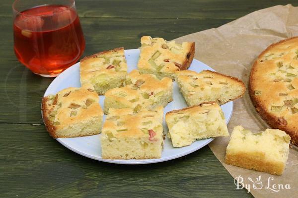 Easy Rhubarb Cake  - Step 9