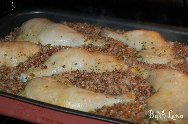 Baked Chicken Legs with Buckwheat - Step 6