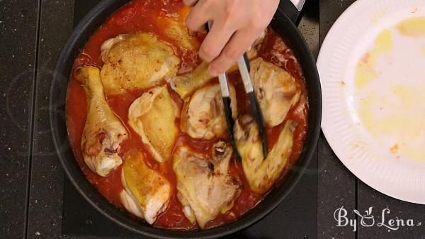 Skillet Chicken with Olives and Tomatoes - Step 11