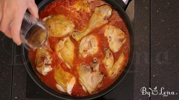 Skillet Chicken with Olives and Tomatoes - Step 12