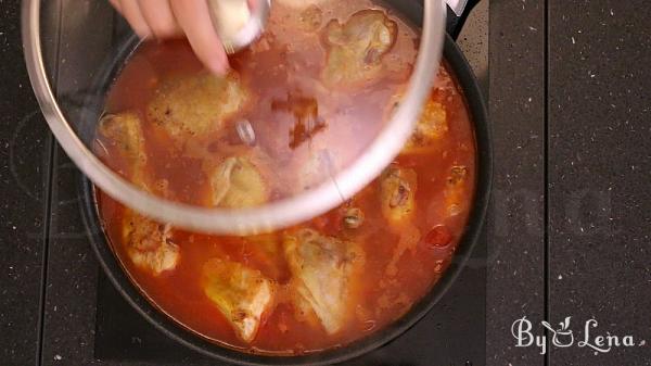 Skillet Chicken with Olives and Tomatoes - Step 13