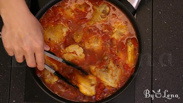 Skillet Chicken with Olives and Tomatoes - Step 14