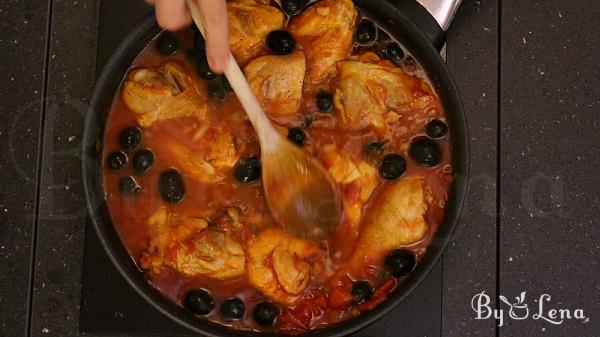 Skillet Chicken with Olives and Tomatoes - Step 16