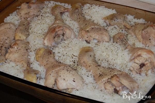 Oven Baked Chicken and Rice - Step 8