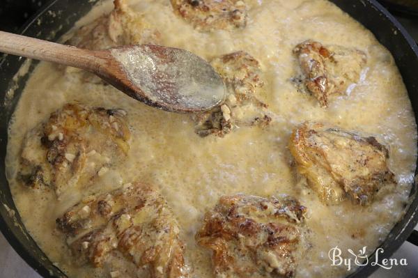 Georgian Creamy Garlic Chicken - Shkmeruli - Step 6