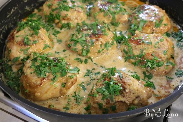 Georgian Creamy Garlic Chicken - Shkmeruli - Step 7