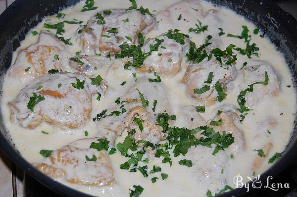 Skillet Chicken with Creamy Sauce - Step 11