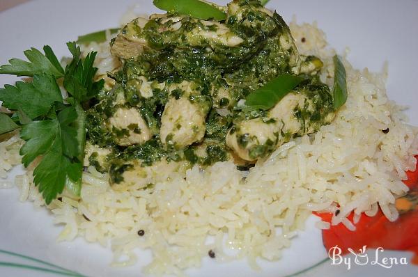 Spinach (Palak) Chicken Curry