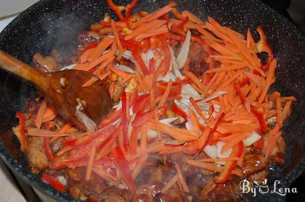 Chicken and Wood Ear Mushroom Stir-Fry - Step 15