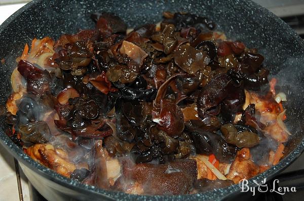 Chicken and Wood Ear Mushroom Stir-Fry - Step 16