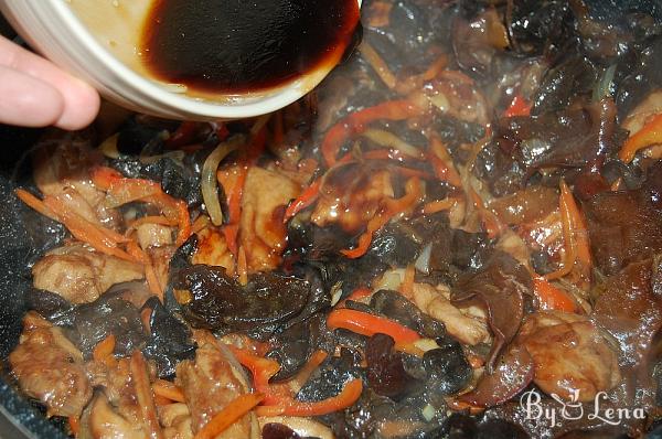 Chicken and Wood Ear Mushroom Stir-Fry - Step 17