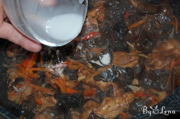 Chicken and Wood Ear Mushroom Stir-Fry - Step 18