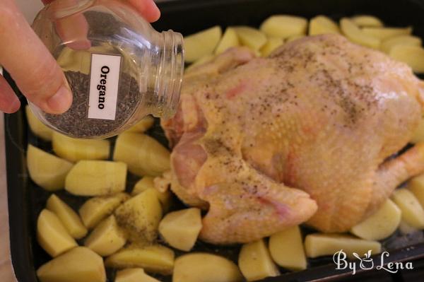 Roast Chicken and Potatoes - Greek Recipe - Step 8
