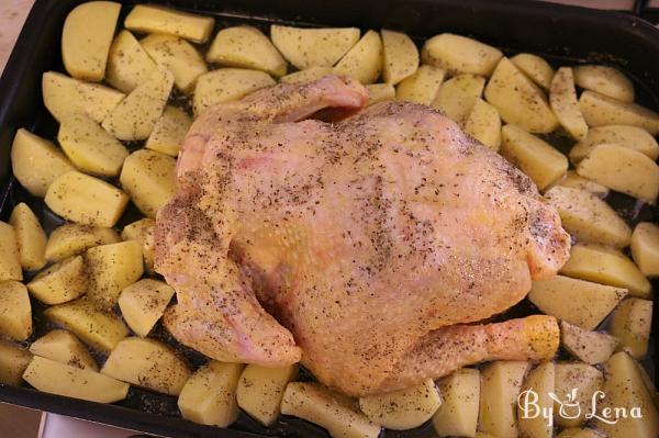 Roast Chicken and Potatoes - Greek Recipe - Step 9