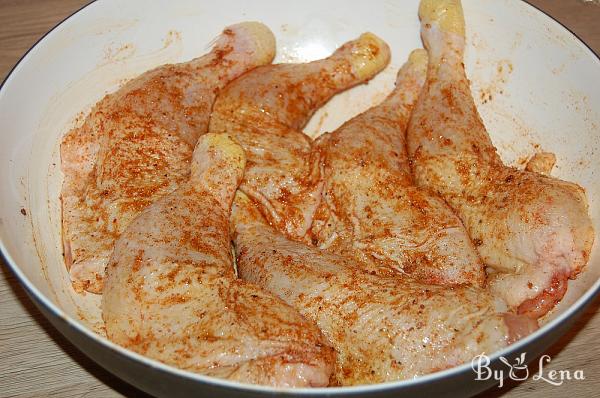 One Pan Roasted Chicken and Mexico Mix Vegetables - Step 1