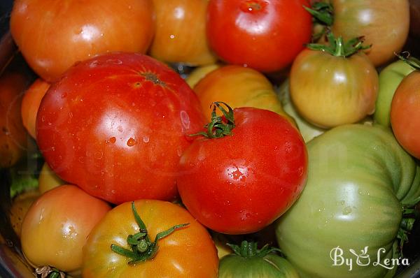 Moldovan Natural Fermented Pickled Tomatoes - Step 1