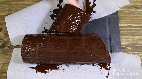 Chocolate Cake Roll - Step 24
