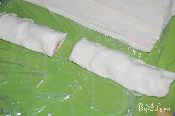 Cheese and Ham Puff Pastry Twists - Step 4