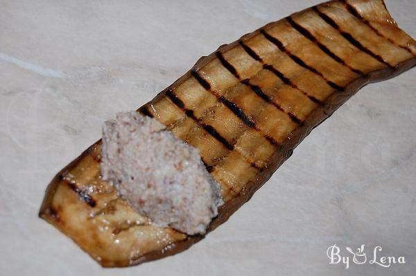 Georgian Walnut and Eggplant Roll-ups - Step 4