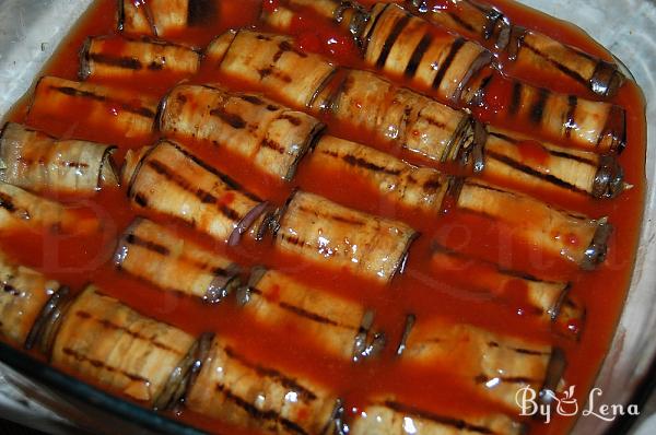 Vegetable Stuffed Eggplant Rolls - Step 14