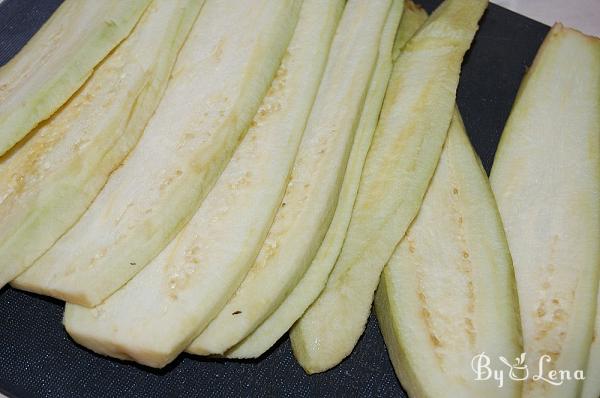 Vegetable Stuffed Eggplant Rolls - Step 1