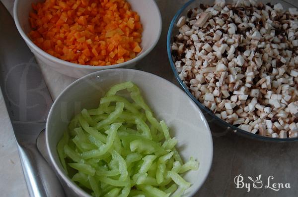 Vegetable Stuffed Eggplant Rolls - Step 5