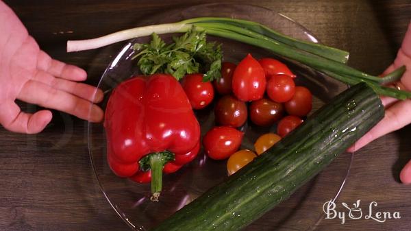 Bulgarian Salad - Step 1