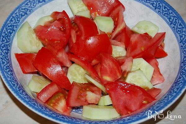 Traditional Greek Salad - Horiatiki - Step 2
