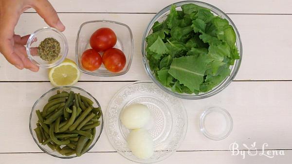 Nicoise Salad - with Tuna and Vegetables - Step 2