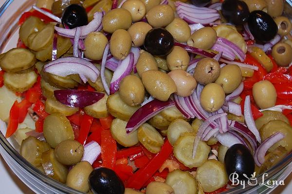 Vegan Potatoes and Olives Salad - Step 5