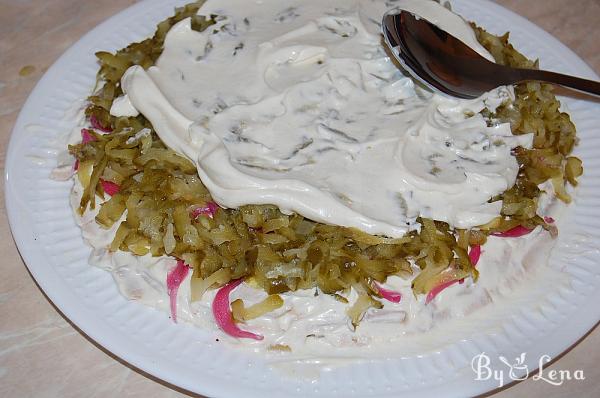 Layered Chicken and Pickle Salad - Step 8