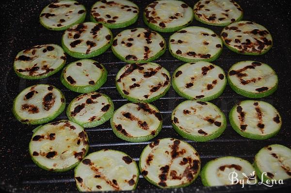 Roasted Zucchini Salad with Feta and Tomatoes - Step 1