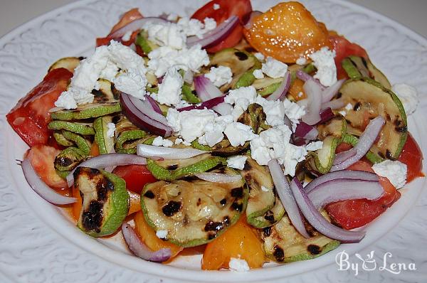 Roasted Zucchini Salad with Feta and Tomatoes - Step 5