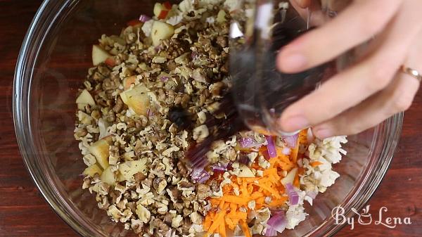 Raw Cauliflower Salad with Apples - Step 7