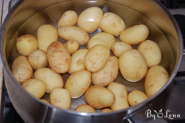 Egg and Salmon Potato Salad - Step 1