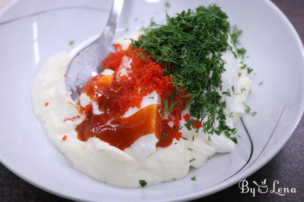 Creamy Swedish Shrimp Salad - Skagenr&ouml;ra - Step 4