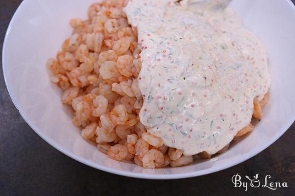 Creamy Swedish Shrimp Salad - Skagenr&ouml;ra - Step 5