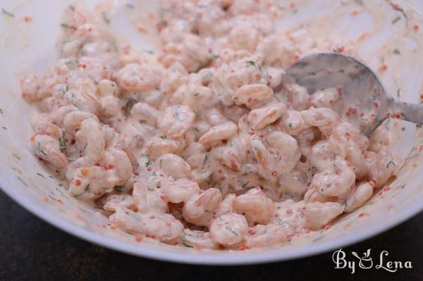 Creamy Swedish Shrimp Salad - Skagenr&ouml;ra - Step 6