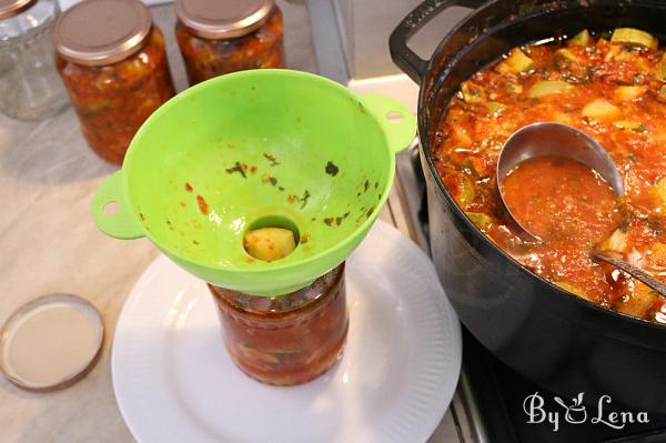 Easy Canned Zucchini Salad with Pepper Sauce - Step 10