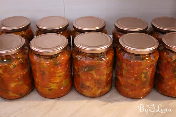 Easy Canned Zucchini Salad with Pepper Sauce - Step 11