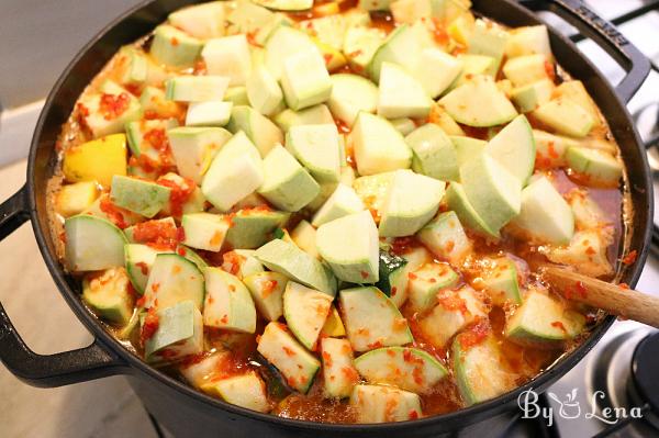 Easy Canned Zucchini Salad with Pepper Sauce - Step 7