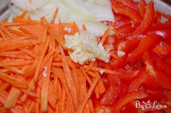 Pickled Zucchini and Vegetables Salad - Step 3